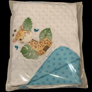 ADORABLE💙🦒BRAND NEW💙🦒handmade baby blanket